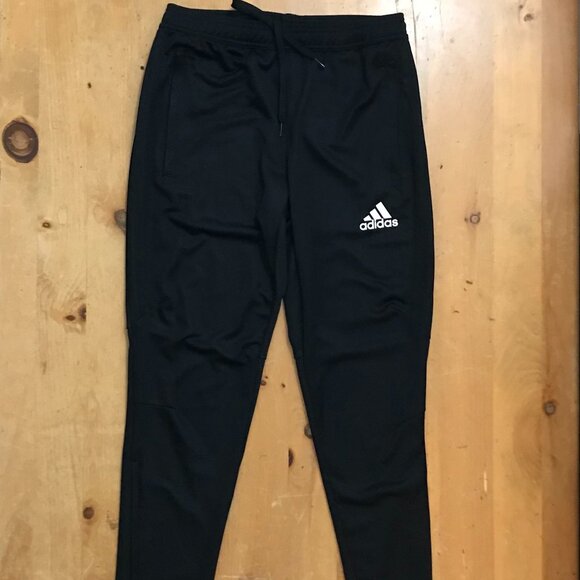 Adidas Climacool Men’s Pants – Half Stripe- Black‑on‑Black, Ankle Zip - Size M - Picture 1 of 9